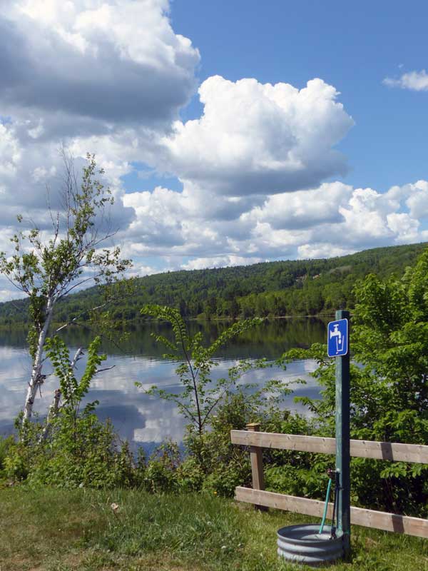 Un point d'eau providentiel à St-Roch-de-Mekinac