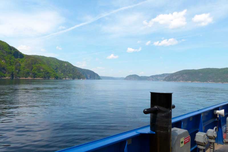 Sur le traversier Tadoussac-Baie-Ste-Catherine