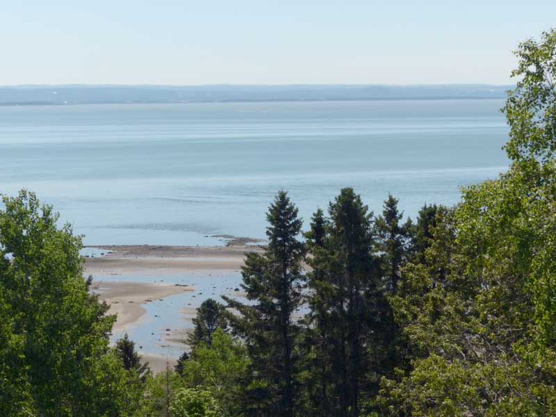 St-Irénée : vue sur le
            fleuve St-Laurent