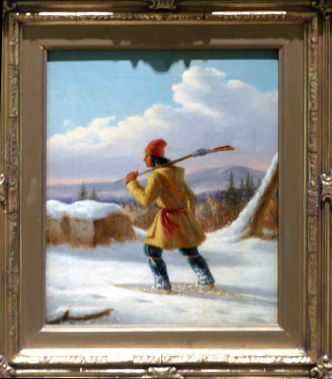 MNBAQ : Chasseur indien, par
                              Cornelius Krieghoff (1858)