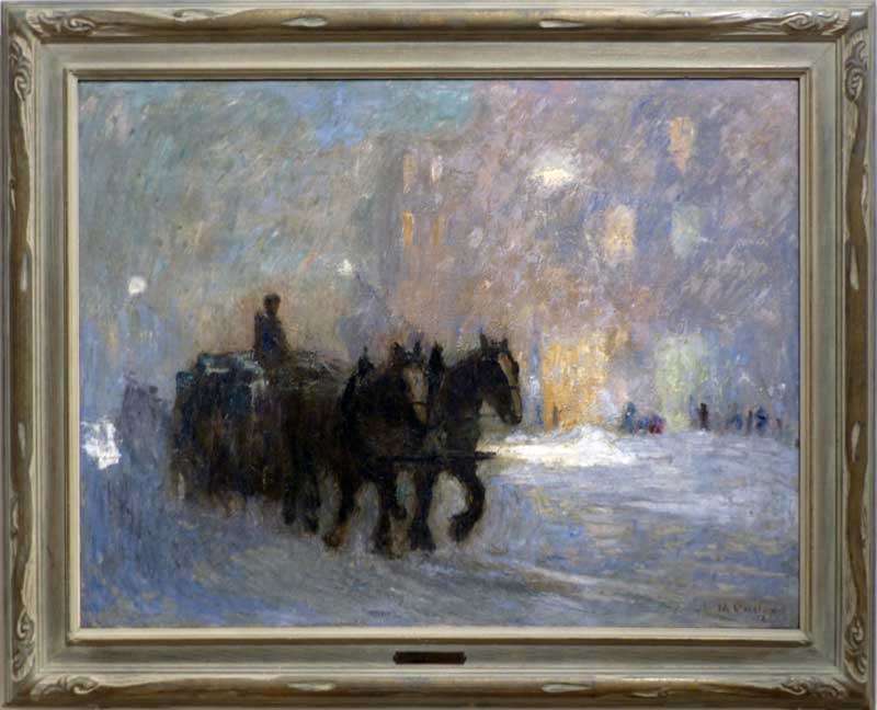 MNBAQ : Poudrerie rue Craig, Montreal,
                          par Maurice Cullen (1912)