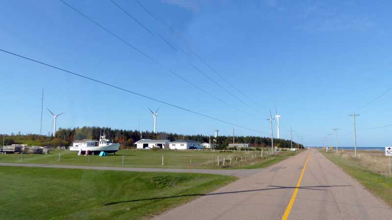 North-Cape :
                  les éoliennes