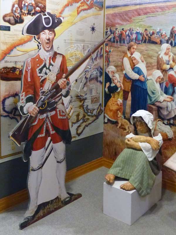 Miscouche, Musée acadien : la Déportation