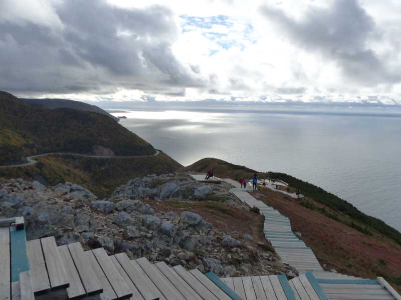 Parc-national-du-Cap-Breton-Skyline-Trail :
              belvédère