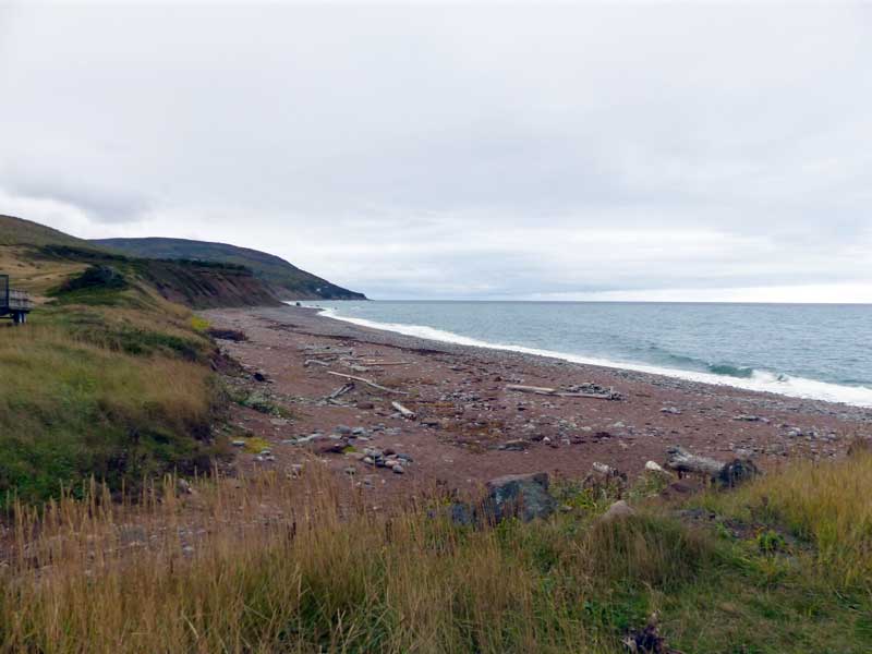 Pleasant Bay Harbour : la plage vers l'ouest