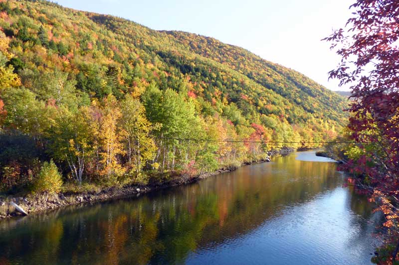 Une
                    Ingonish River éclatante