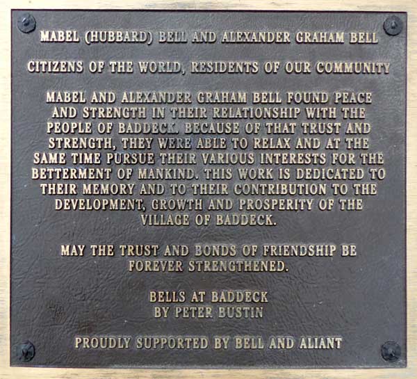Baddeck-plaque