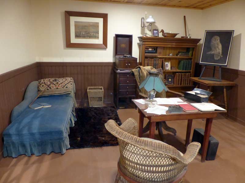 Baddeck : cabinet de travail d'Alexnder Graham Bell
