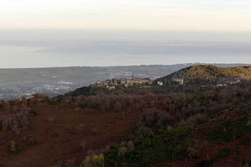 Penta-di-Casinca depuis Loreto-di-Casinca