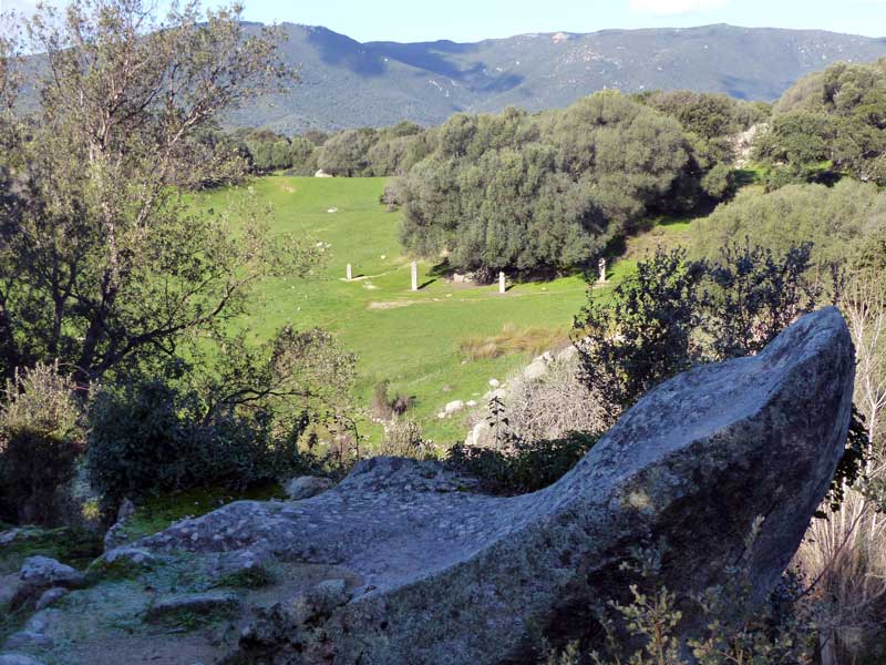 Filitosa-prairie-depuis-l'eperon-fortifie