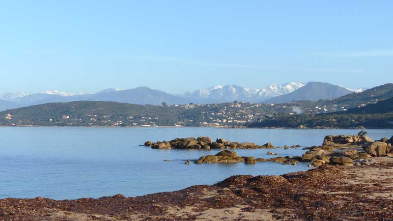 Les côtes du Golfe en allant vers Ajaccio