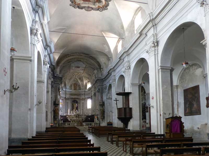 Nef de l'église St-Blaise de Calenzana