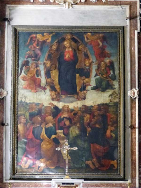 Tableau
                  de la cathédrale de Bastia
