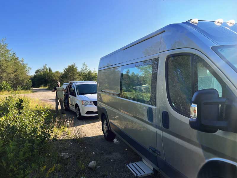 Bivouac à
                  Ignace avec Mathieu