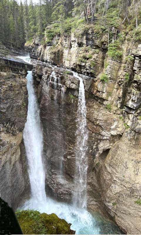 Chute supérieure de Johnston Canyon