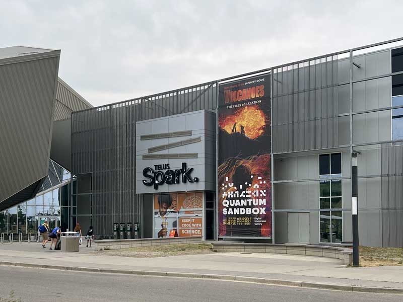 Calgary-facade-du-Telus-Spark-musee-des-Sciences