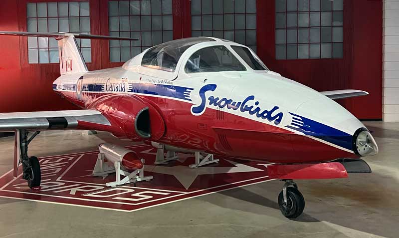 Escadrille Snowbirds : l'avion