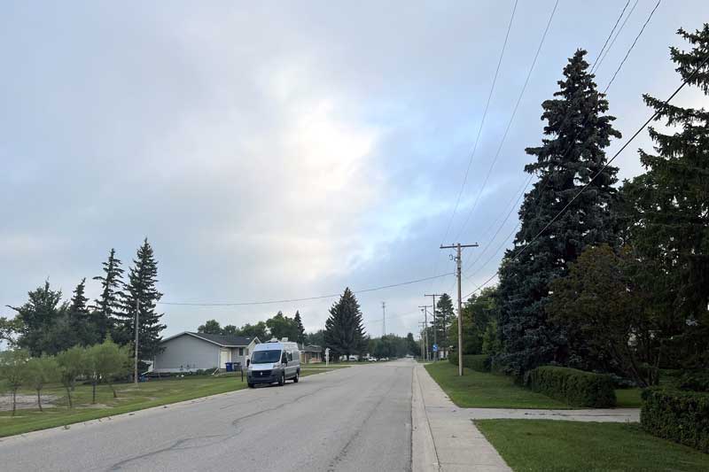 Broadview : bivouac devant le 391, 6e avenue