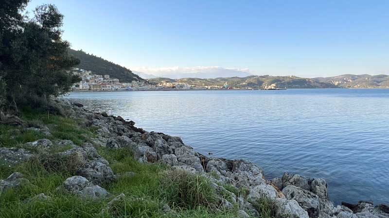 La baie de
            Gytheio