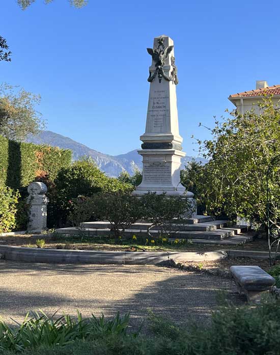 Cap-Martin-Monument-a-Sissi-Elisabeth-d'Autriche-imperatrice