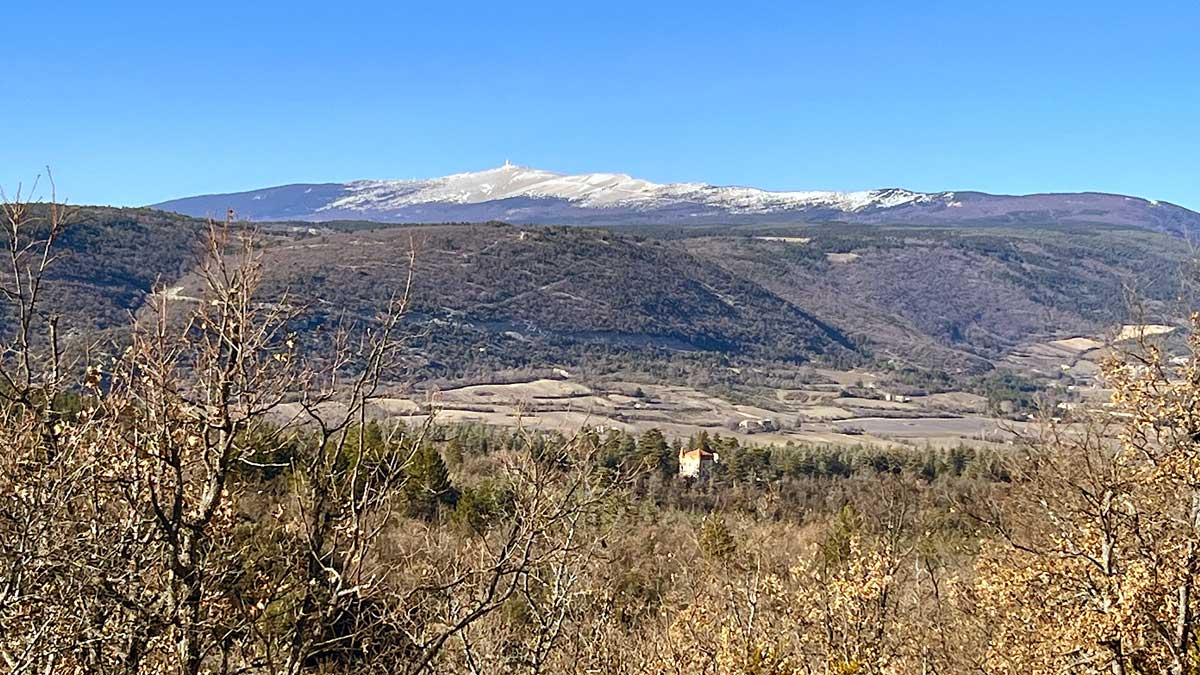 Vue sur le
            Ventoux