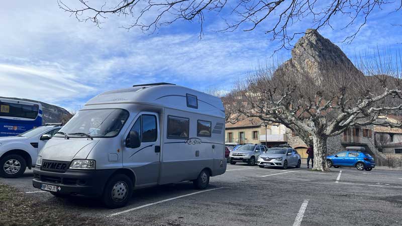 Au départ de mon bivouac de Serres