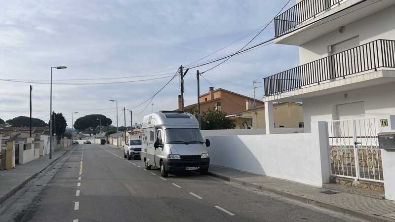 Bivouac à
                  l'Escala