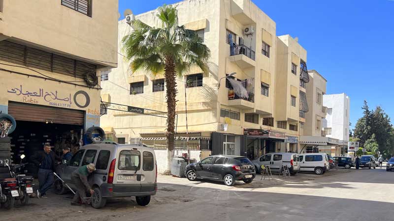 Fès : avenue Al-Karama les ateliers des mécanos