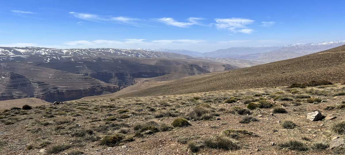 Le
              plateau à 2 520 m