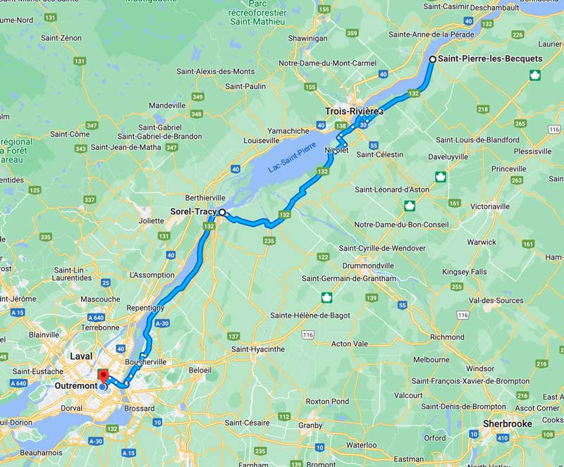 D'Outremont-a-St-Pierre-les-Becquets