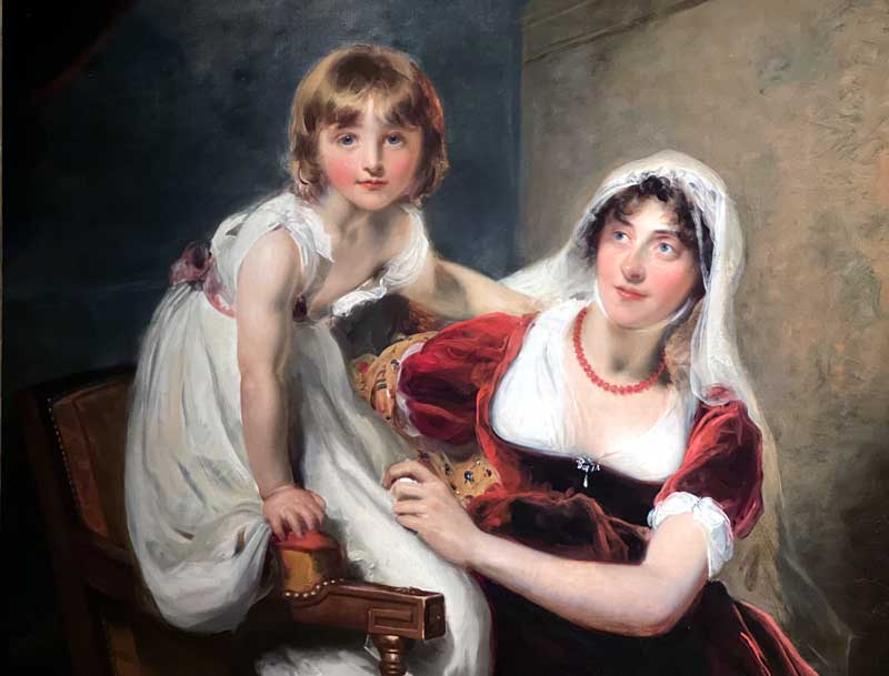 Madame John Thomson et son fils Charles-Edward
                  Pouett-Thomson, gouverneur-général de l'Amérique du
                  Nord britannique (1806)