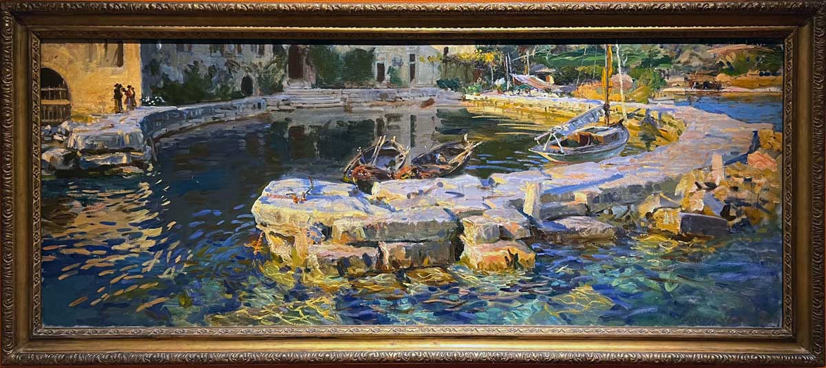 San-Vigilio,-lac-Garda-par-John-Singer-Sargent-1913.