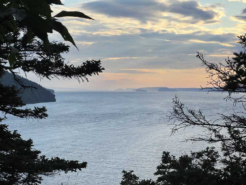 Five Islands : soleil couchant sur la baie