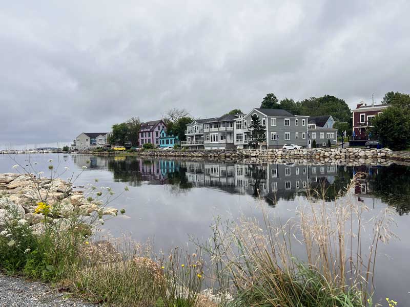 Mahone Bay : le quai sur la baie