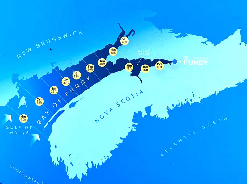 Truro-Fundy-Discovery-Site : pourquoi les marées
                  de Fundy sont elles si hautes ?