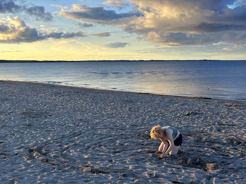 Hermione sur Parlee Beach