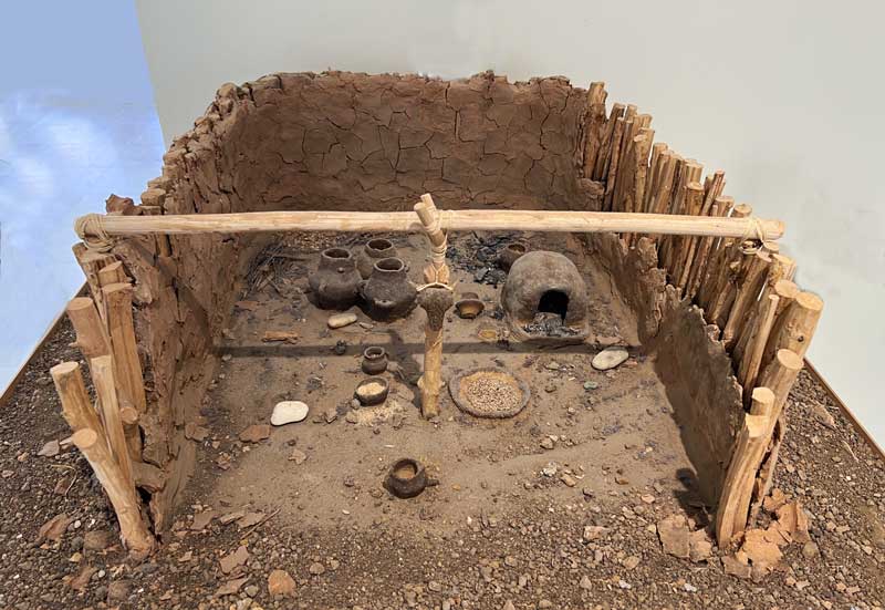 Philippi- : maquette de la maison au bucrane