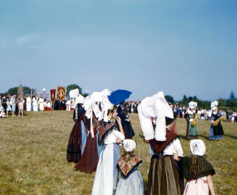 Pardon de Saint Roch 1955 : bénédcition des moissons