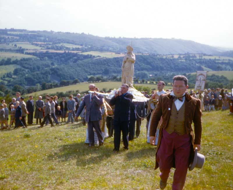 Pardon de Saint Roch 1956 : arrivée aux champs