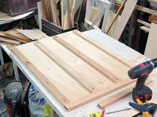 Construction de la
                    table