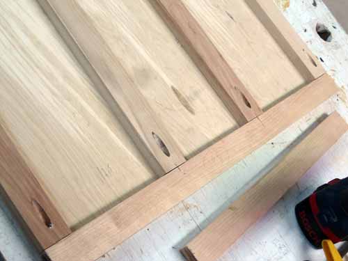 Assemblage par Kreg System et colle