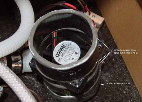 Ventilateur
                  du coffre WC