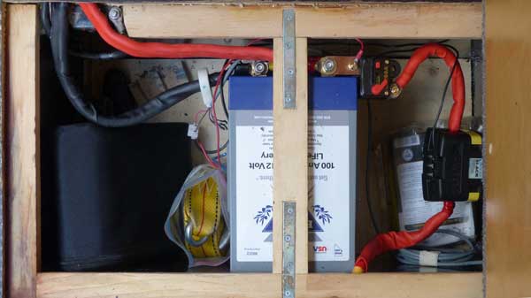 Le coffre à batterie LiFePO4