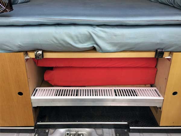 État final du radiateur arrière avec sa grille